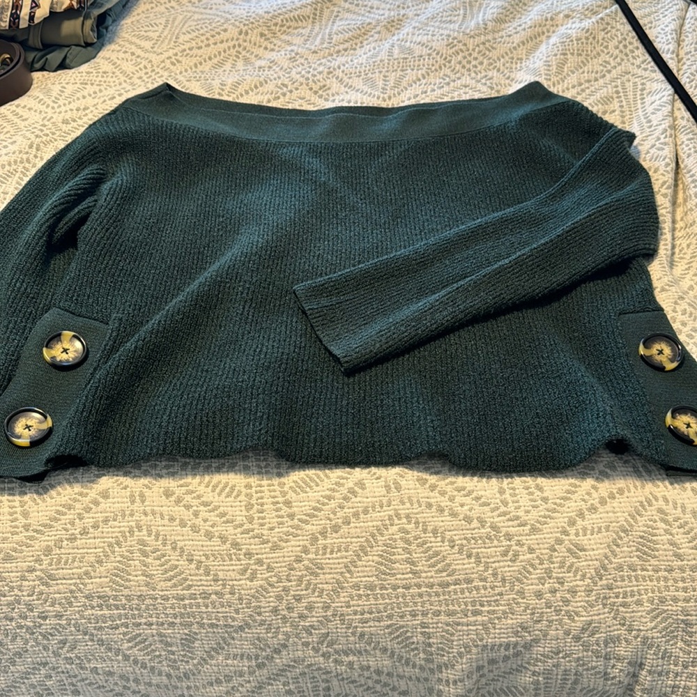 Off the shoulder sweater